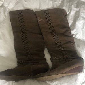 Bakers taupe boots